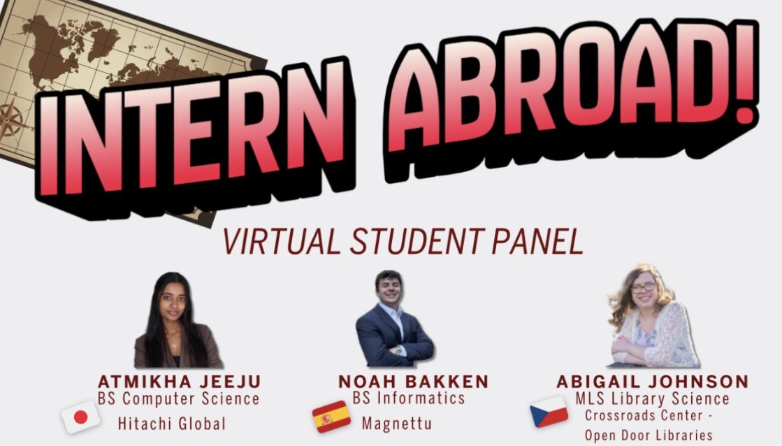 Intern Abroad virtual student panel featuring Noah Bakken, Magnettu